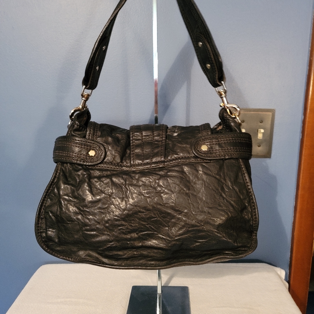 Gianni Bini Leather Shoulder Bag - Gem display picture 3